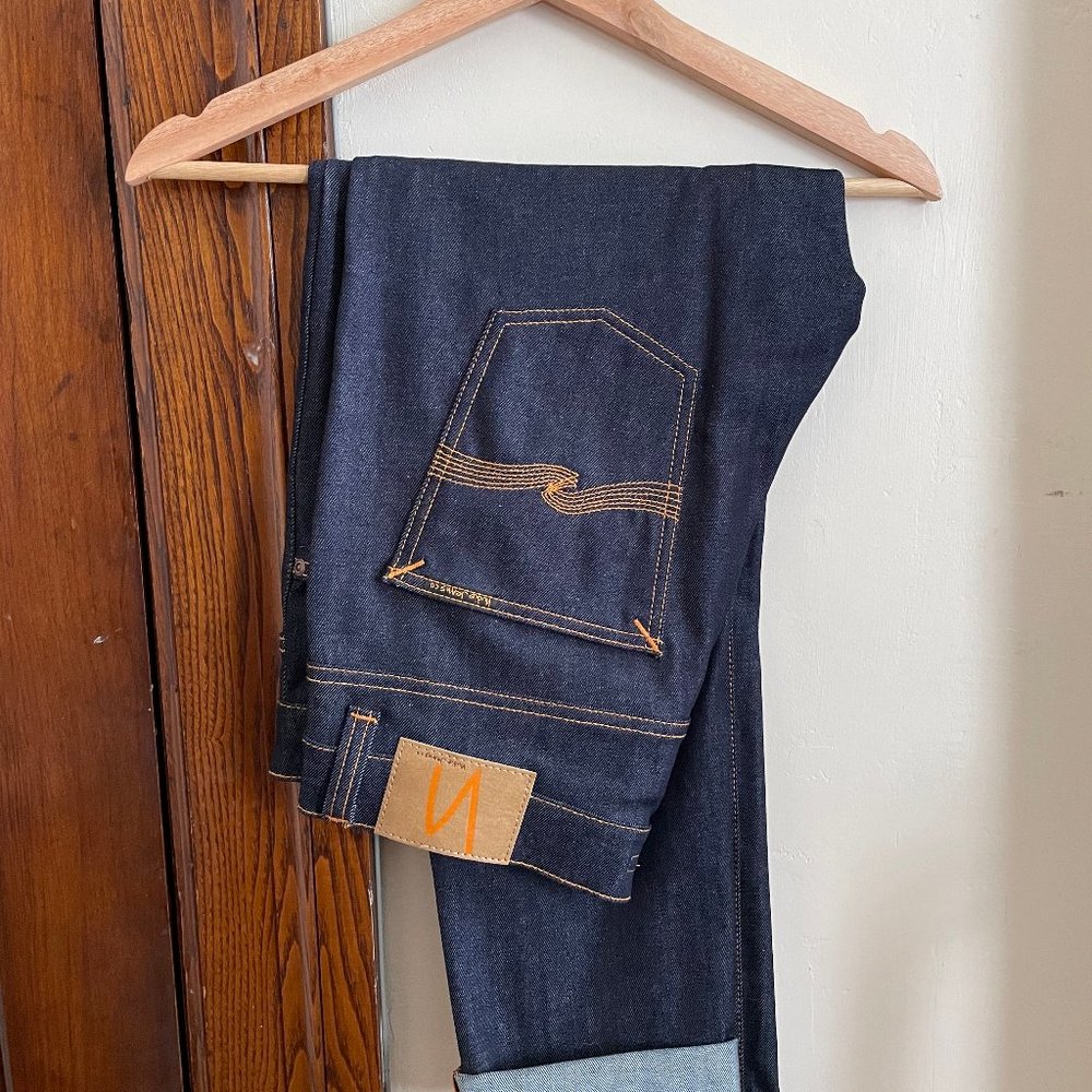 Nudie Jeans Lean Dean Denim Jeans - Dry 16 Dips - 32x30